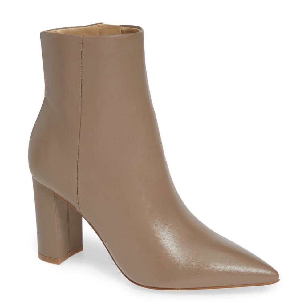 New Marc Fisher Taupe Beige Ulani Ankle Booties